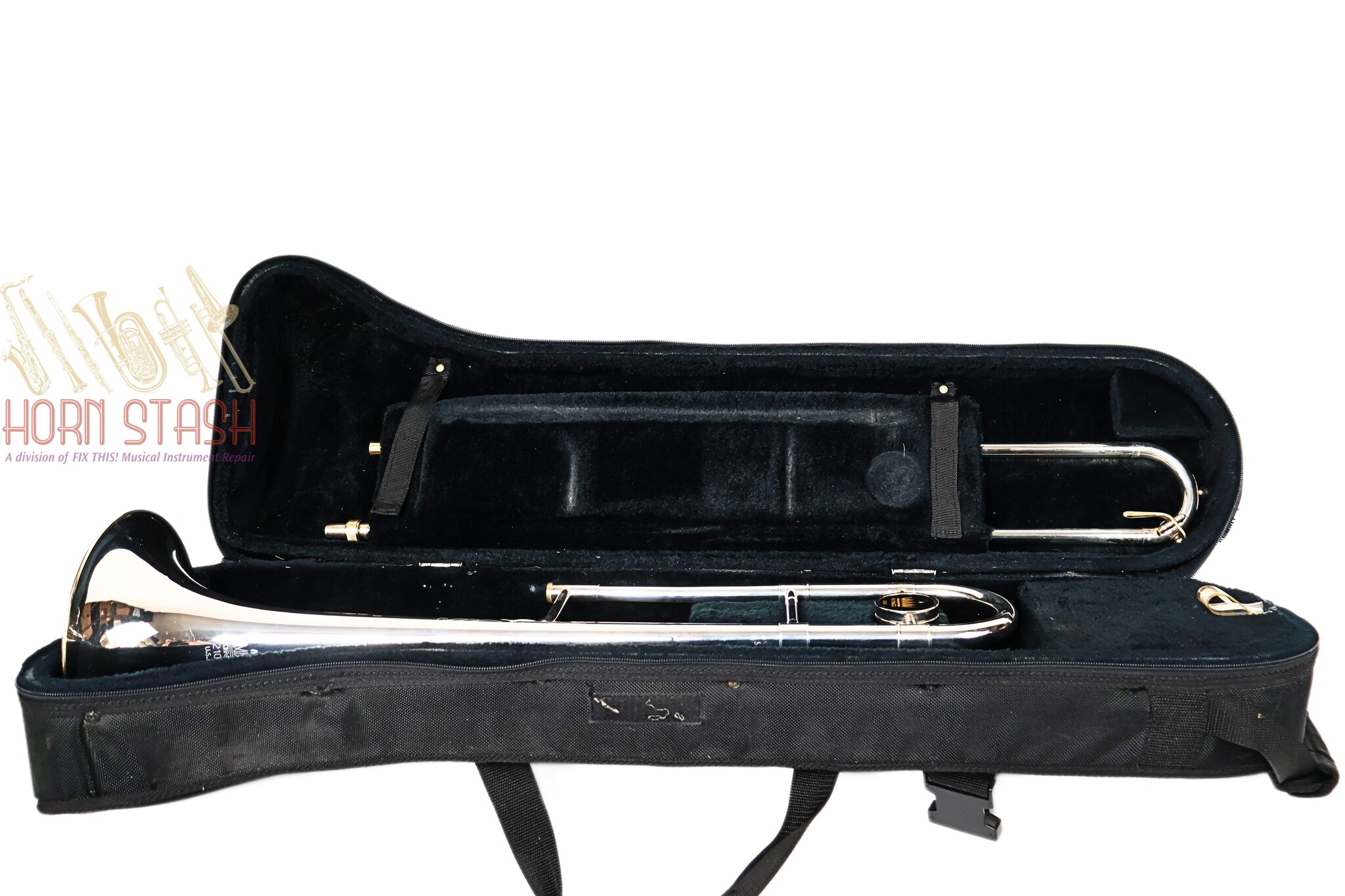 King Used King 3B Silver Sonic Tenor Trombone- E22XX
