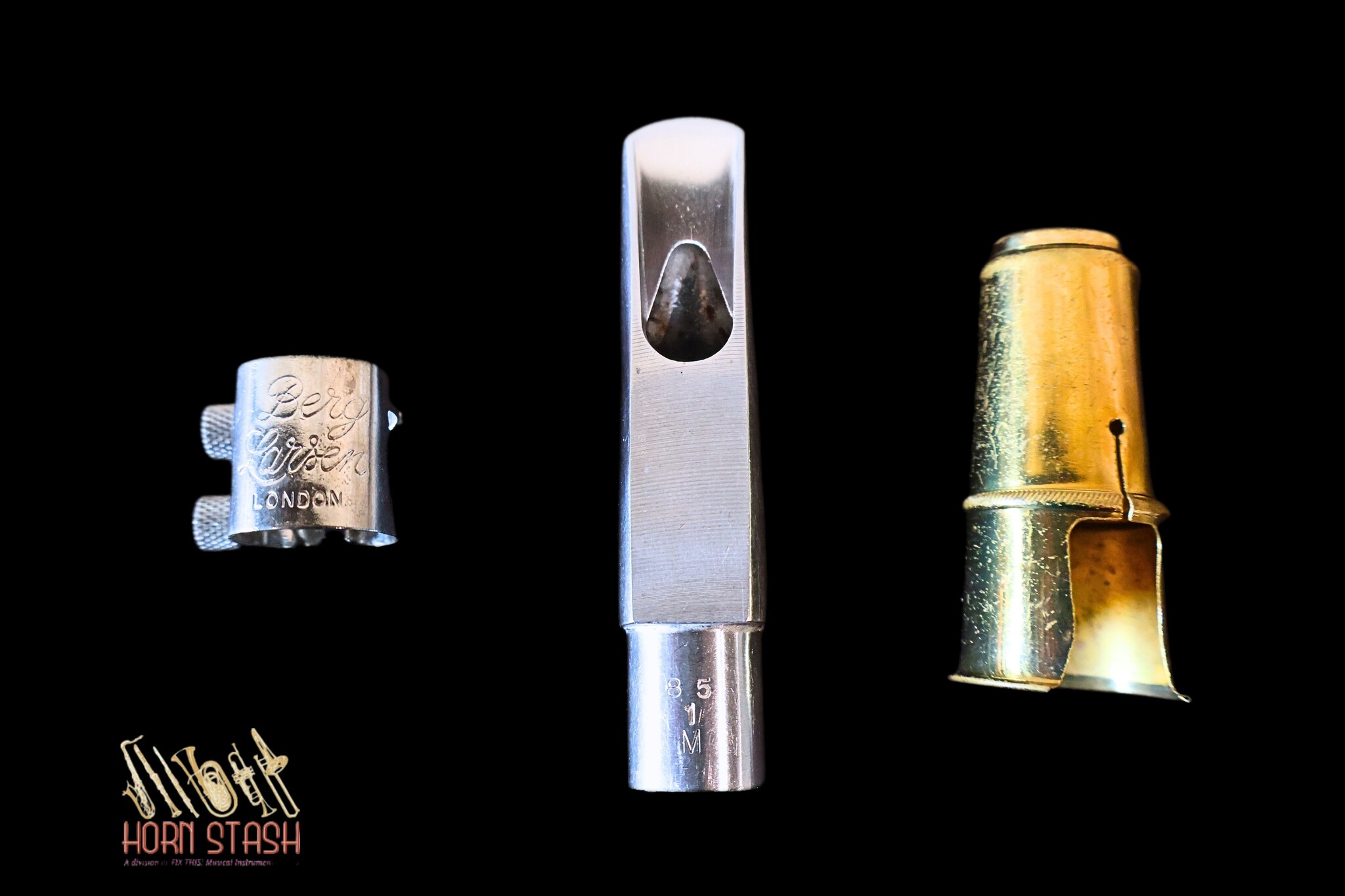 Berg Larsen Used  Berg Larsen Stainless Steel 85/1 M Alto Sax Mouthpiece