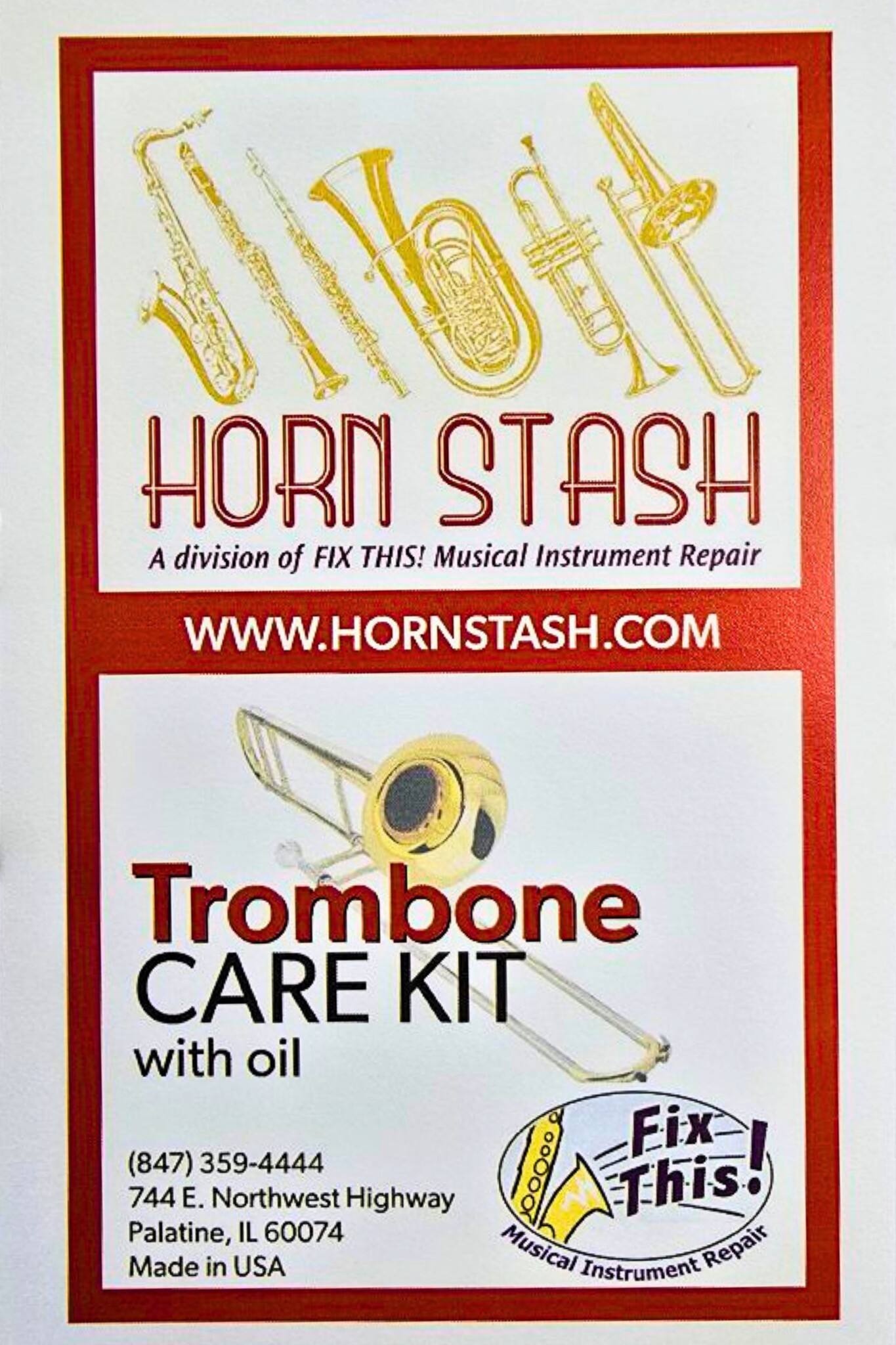 Fix This! Fix This! Trombone Care Kit