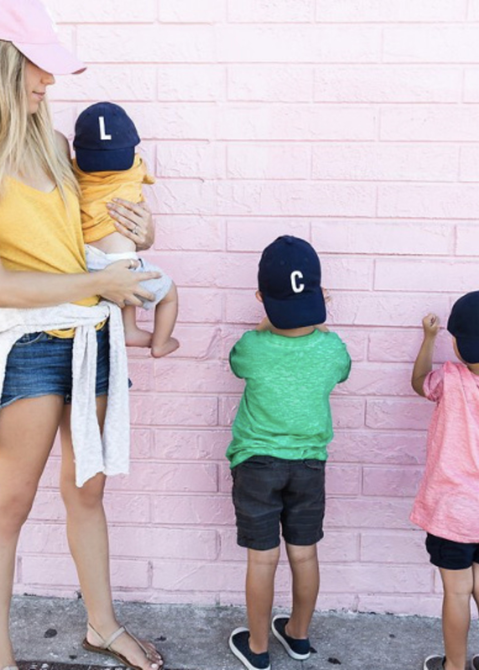 Initial Ball caps - Little Cotton Shoppe