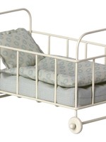 maileg Cot bed micro - blue