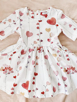 Emma Latte Shoppe Pink Hearts Twirl Dress