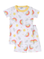 magnolia baby Rainbow Joy Short Pajama Set