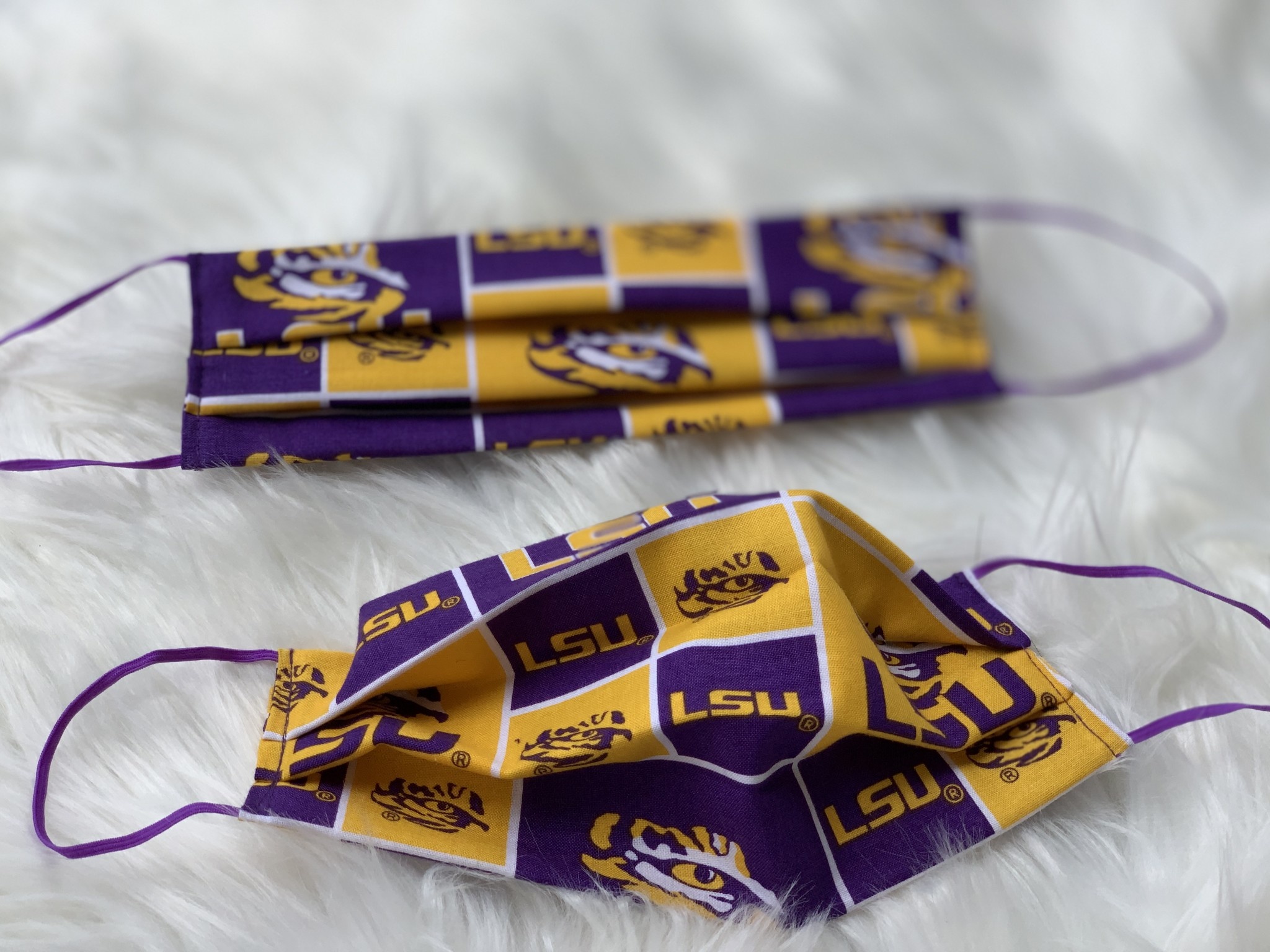 Sugar Spice Lsu Eye Of The Tiger Print Face Mask 12 Adult Whimsical Alley Sugar Spice Lsu Eye Of The Tiger Print Face Mask 12 Adult Whimsical Alley