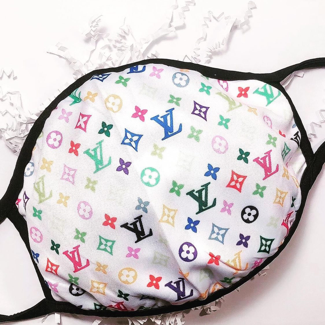 LV Louis Vuitton Inspired - Rainbow - Face Mask (Adult ...