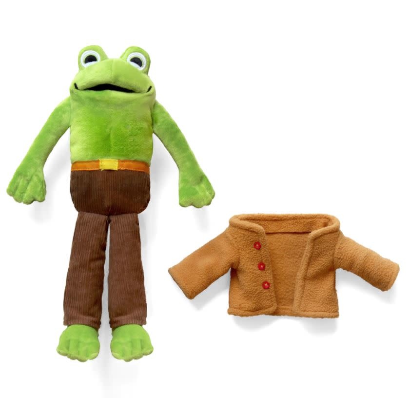 frog and toad plush