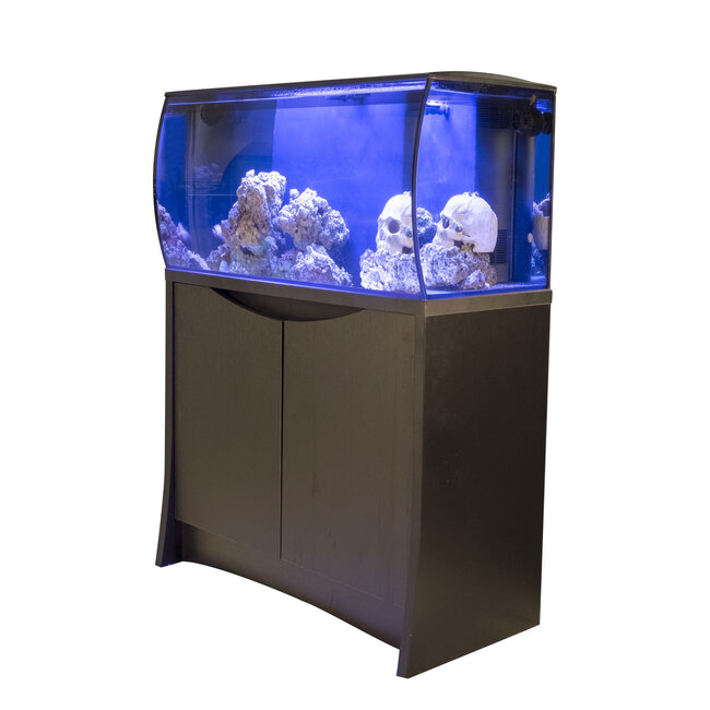 Fluval Fluval FLEX Deluxe Aquarium Stand - Black - 82.88 x 42 x 75.5 cm  (32.5 x 16.5 x 29.7 in) - Western Pet Supply