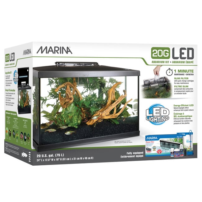 Marina 20G (20 Gal.) LED Aquarium Kit