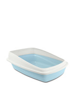 CatIt Cat Pan with Removable Rim Large Blue/Grey
