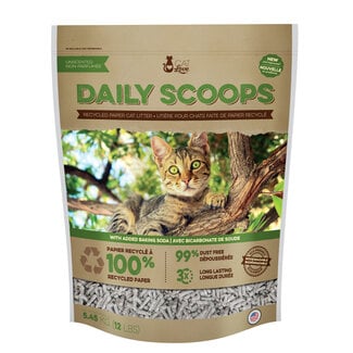 Cat Love Daily Scoops Recycled Paper Litter 12lb