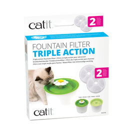 CatIt Triple Action Fountain Filter 2 Pack