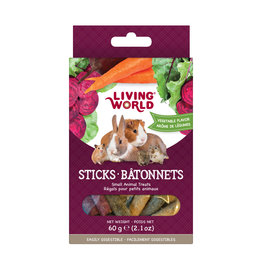 Living World Living World Small Animal Sticks Vegetable Flavour 60g (2.1oz)