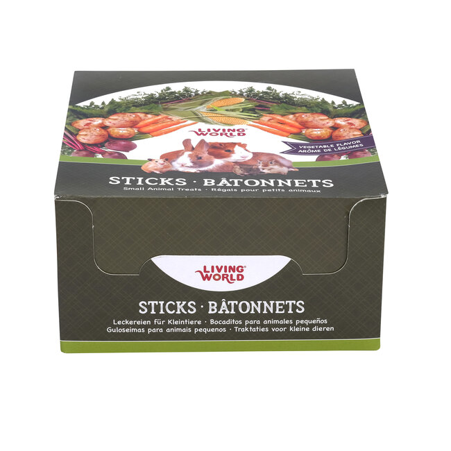 Living World Small Animal Sticks Vegetable Flavour 45g (1.5oz)