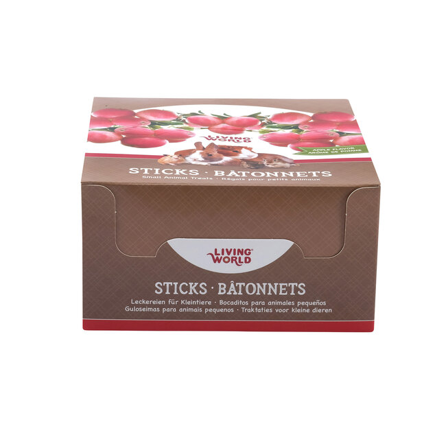 Living World Small Animal Sticks Apple Flavour 45g (1.5oz)