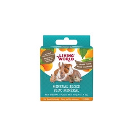 Living World Living World Small Animal Mineral Block, Orange Flavour, Small, 40 g (1.4 oz)