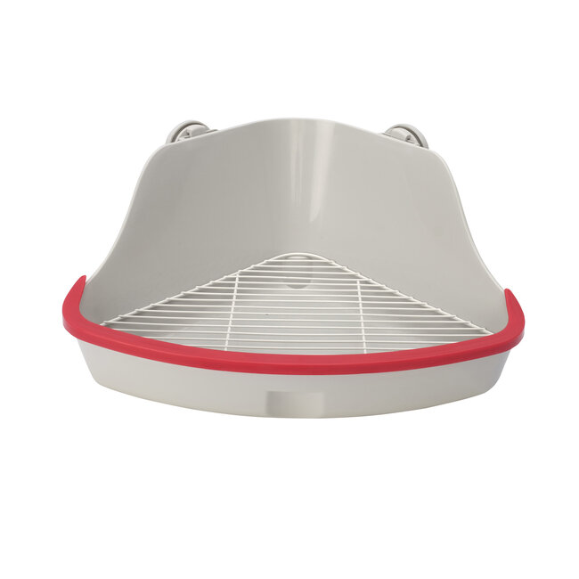 Living World Small Animal Corner Litter Pan - Gray - Large