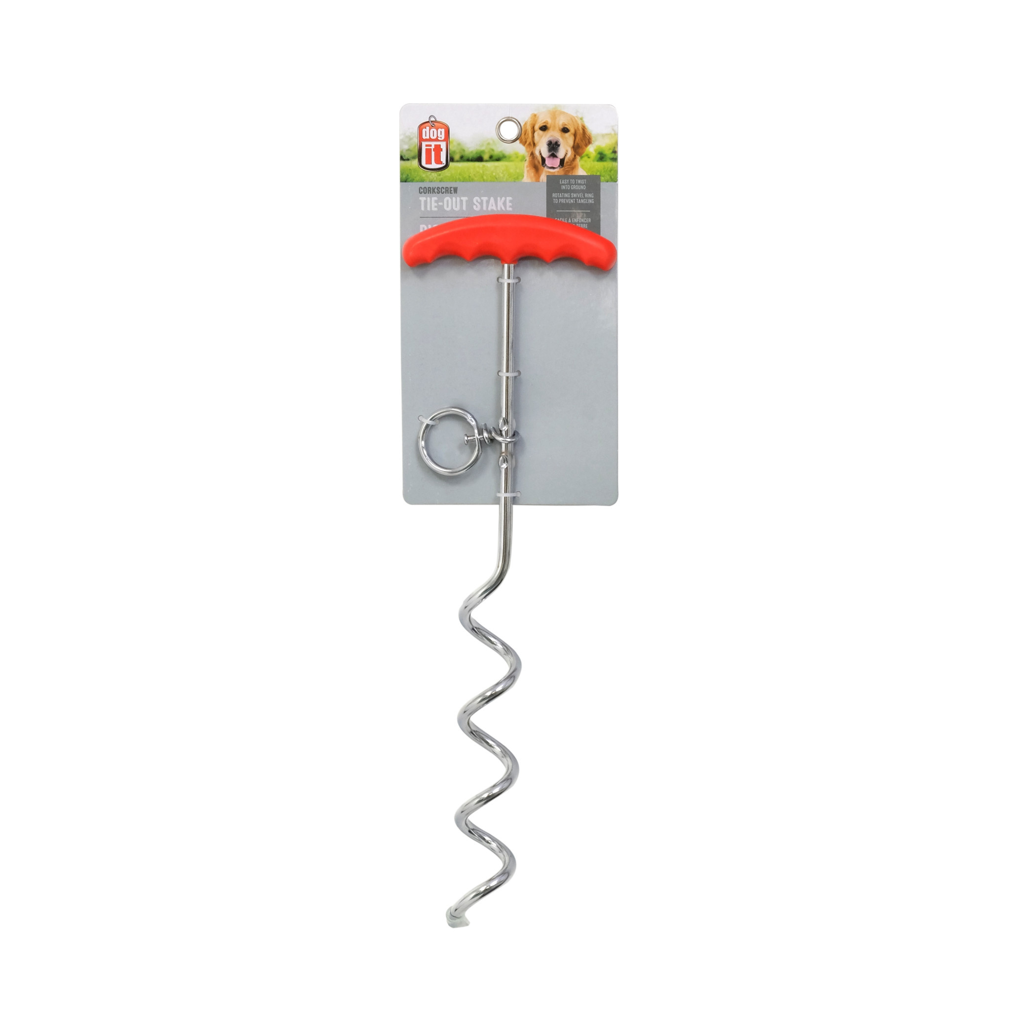 Dog screw cheap stake