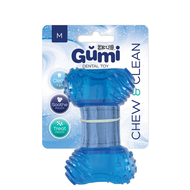DogIt Gumi Dental Dog Toy Medium Chew & Clean