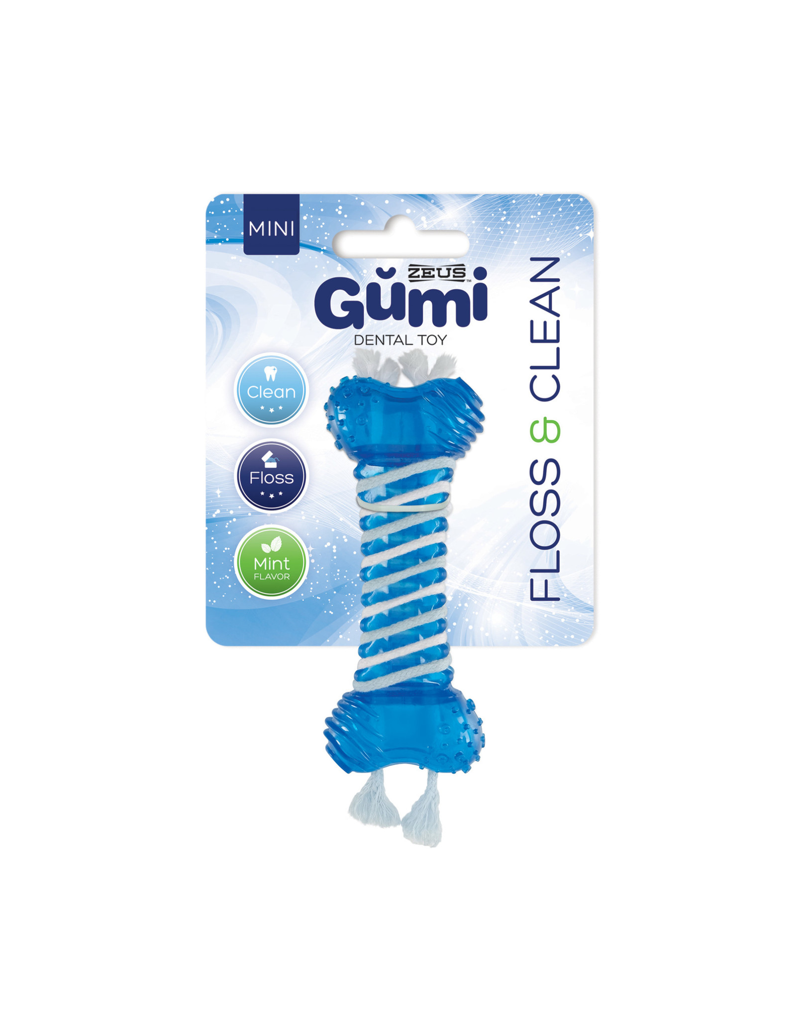 DogIt Gumi Dental Dog Toy Mini Floss & Clean