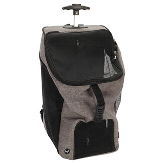 DogIt Soft Carrier 2-in-1 Wheeled Carrier/Backpack Gray