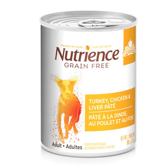 Nutrience Nutrience Grain Free Turkey, Chicken & Liver Pate - 369g