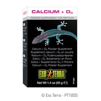 Exo Terra Calcium + D3 Powder Supplement 40g