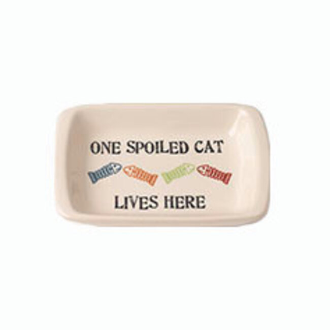One Spoiled Cat Saucer - 2.5oz