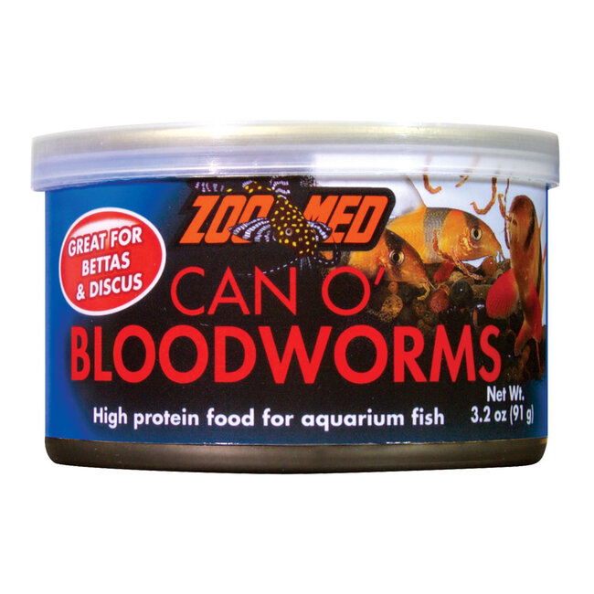 Zoo Med Can O' Bloodworms - 3.2 oz