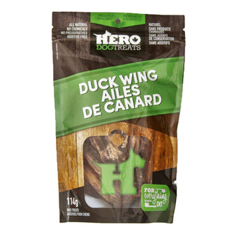 Hero Dog Treats Dehydrated Duck Wing 114g