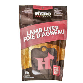 Hero Dog Treats Dehydrated Lamb Liver