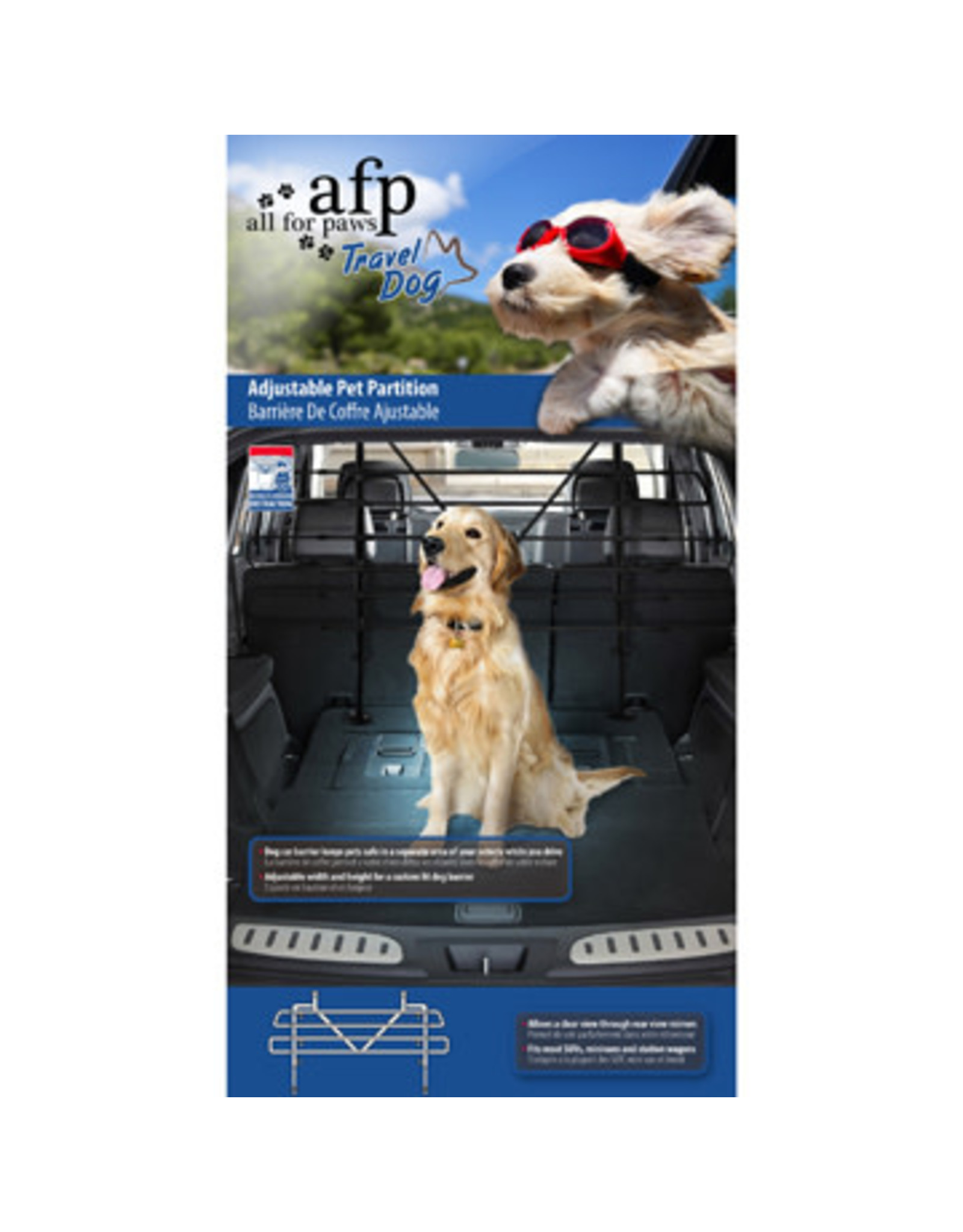 All for Paws Travel Dog Adjustable Pet Partition