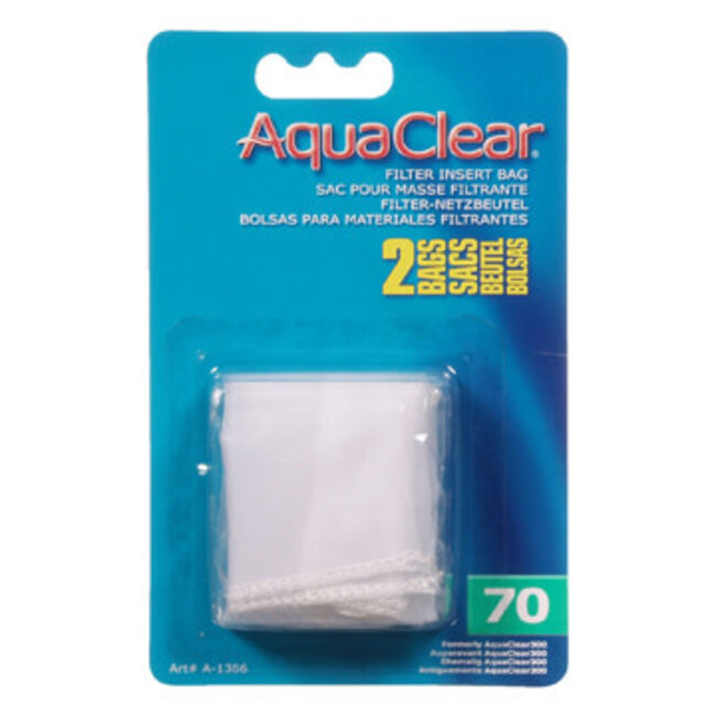 Nylon Filter Media Bags for AquaClear 70 - 2 Pack