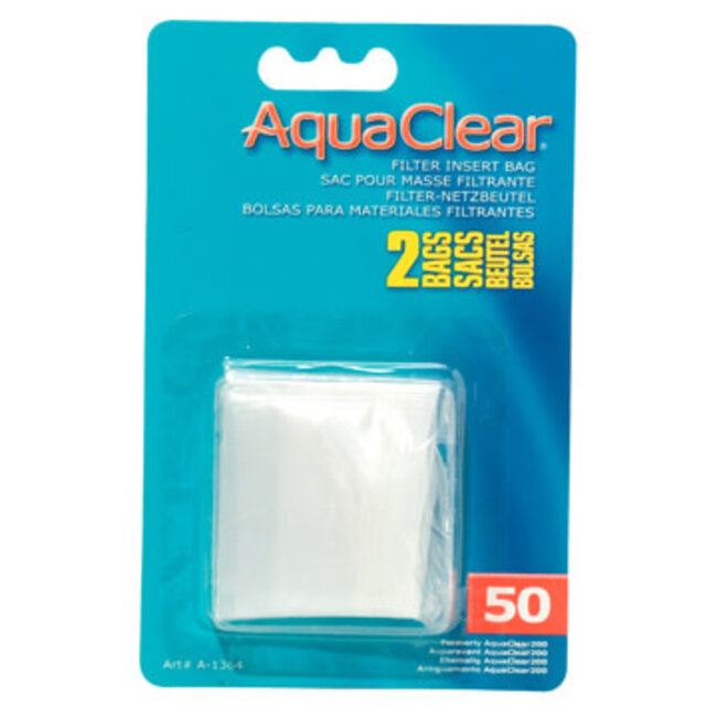 Nylon Filter Media Bags for AquaClear 50 - 2 Pack