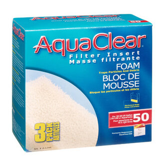 AquaClear AquaClear 50 Foam Filter insert 3 Pack