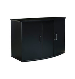 Fluval Fluval Bow Front Aquarium Cabinet - 45 Bow - 37" x 16.5" x 26" (94 cm x 42 cm x 66 cm) - Black
