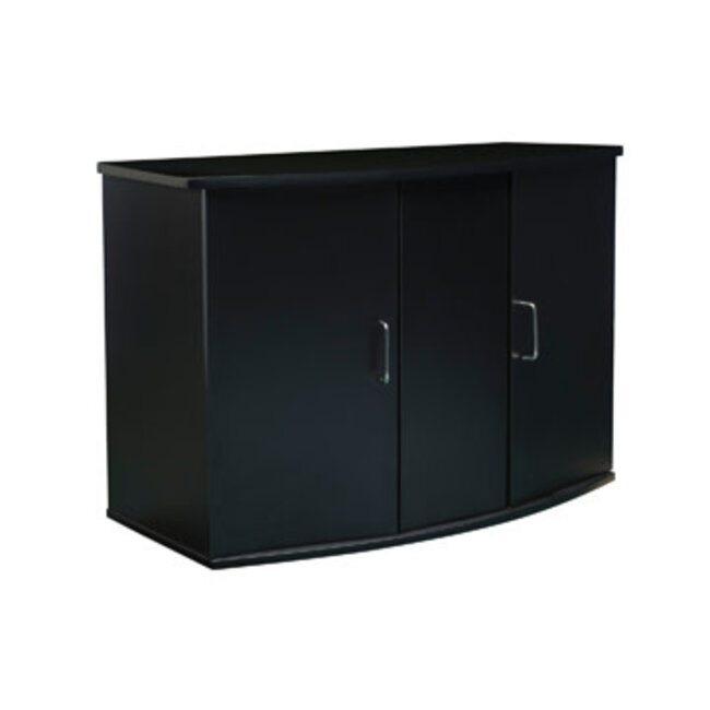 Fluval Bow Front Aquarium Cabinet - 45 Bow - 37" x 16.5" x 26" (94 cm x 42 cm x 66 cm) - Black