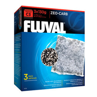 Fluval Fluval Zeo-Carb for C3 Power Filters - 3 Pack