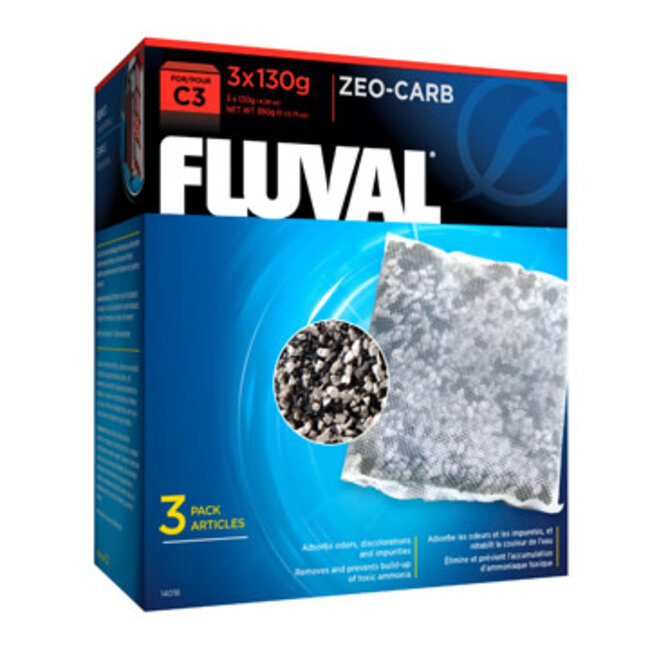 Fluval C3 Zeo-Carb 3 pack