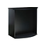 Fluval Bow Front Aquarium Stand - 26 Bow - 24.75" x 15" x 26" (63 cm x 38 cm x 66 cm) - Black