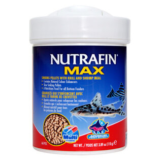 Nutrafin Nutrafin Max Sinking Pellets with Krill and Shrimp Meal 110g (3.89oz)