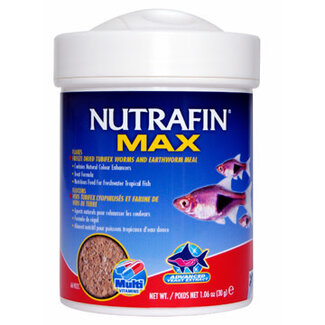 Nutrafin Nutrafin Max Flakes + Freeze Dried Tubifex Worms and Earthworm Meal 30 g (1.06 oz)