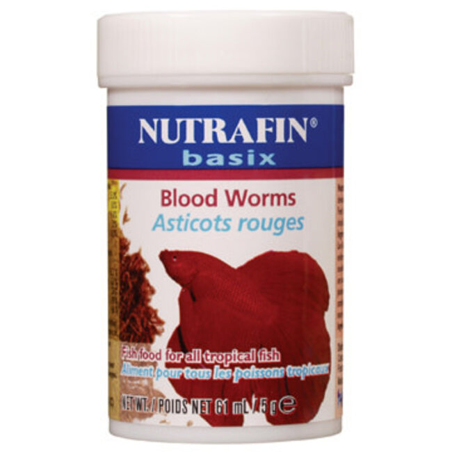 Nutrafin Basix Freeze D. Blood Worm, 5g (0.1oz)