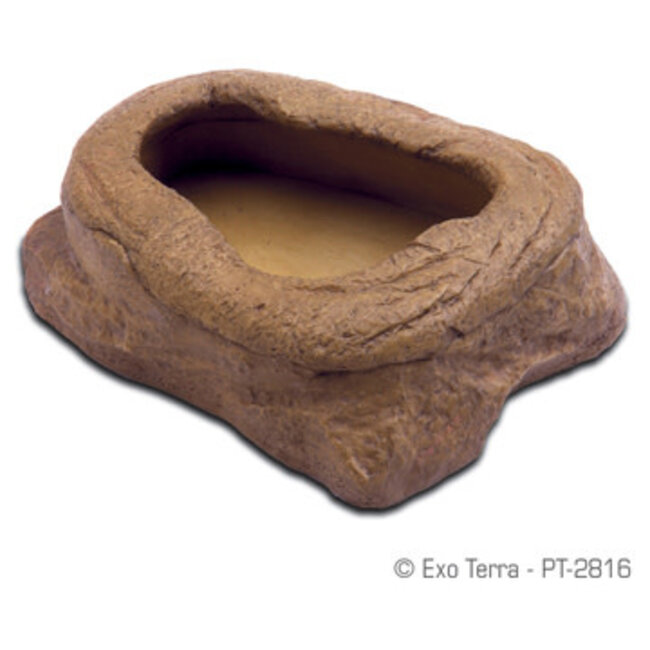 Worm Dish / Feeder - 95 x 45 x 127 mm (3 3/4" x 1 3/4" x 5" in)