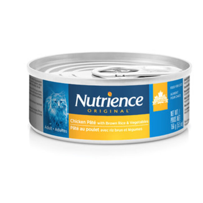 Nutrience Original Healthy Adult - Chicken Pate with Brown Rice & Vegetables - 156g
