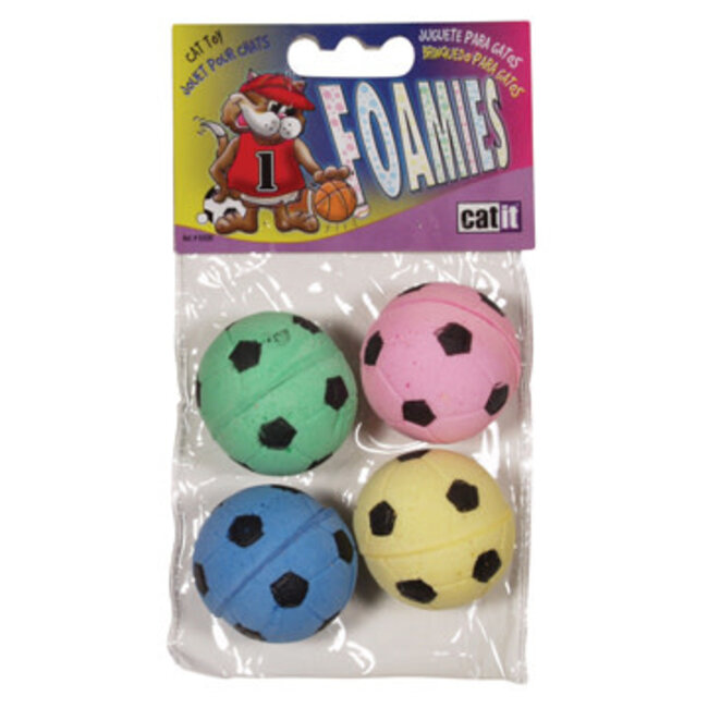 Foamies Sponge Soccer Balls 4 Pack