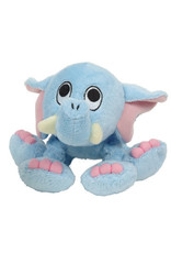 DogIt Blue Elephant Plush Dog Toy with Squeaker