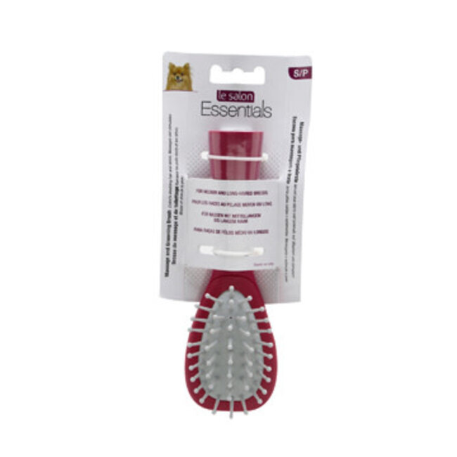 LeSalon Essentials Dog Massage & Grooming Brush - Small