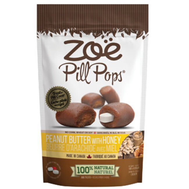 Zoe Pill Pops - Peanut Butter with Honey - 100 g (3.5 oz)