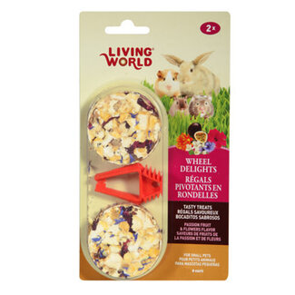 Living World Living World Wheel Delights - Passion Fruits/Flowers - 2-pack