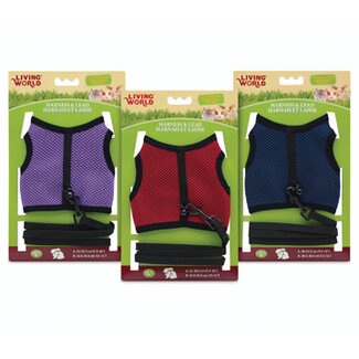 Living World Large Harness and Lead Set - Assorted Colors - Large